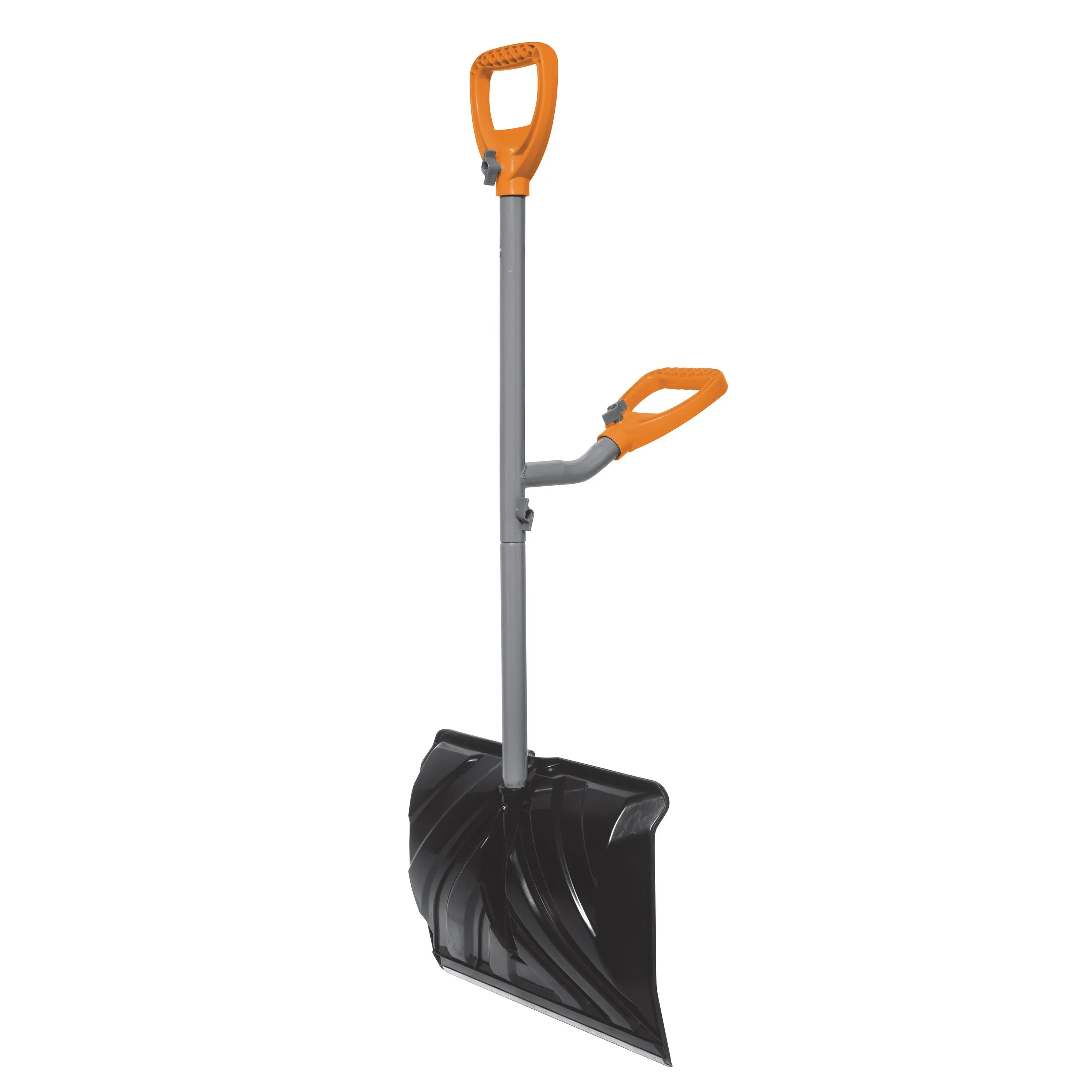 Ergie Systems ERG-SNSH18 Steel Shaft Impact Resistant Snow Shovel | 18-Inch Shovel | 48-Inch Shaft | Push/Scoop Combination Blade