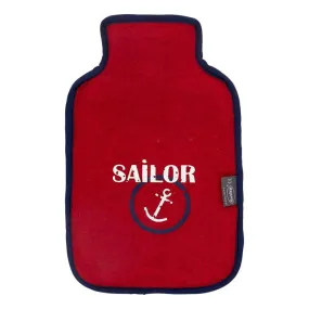 Fashy Hot Water Bottle With Sailor Cover