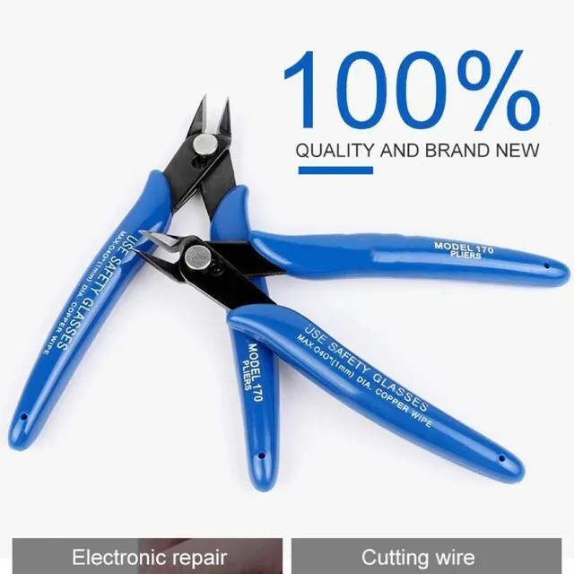 Flush Side Cutter Precision Shear Wire Snips Pliers Tool Diagonal Mini Cutters