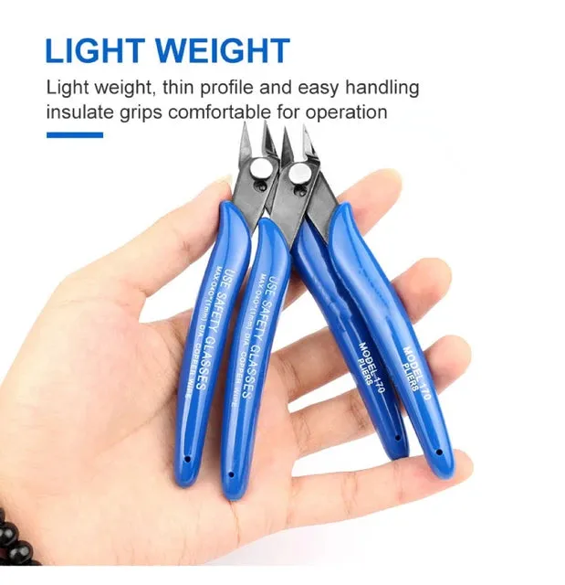 Flush Side Cutter Precision Shear Wire Snips Pliers Tool Diagonal Mini Cutters