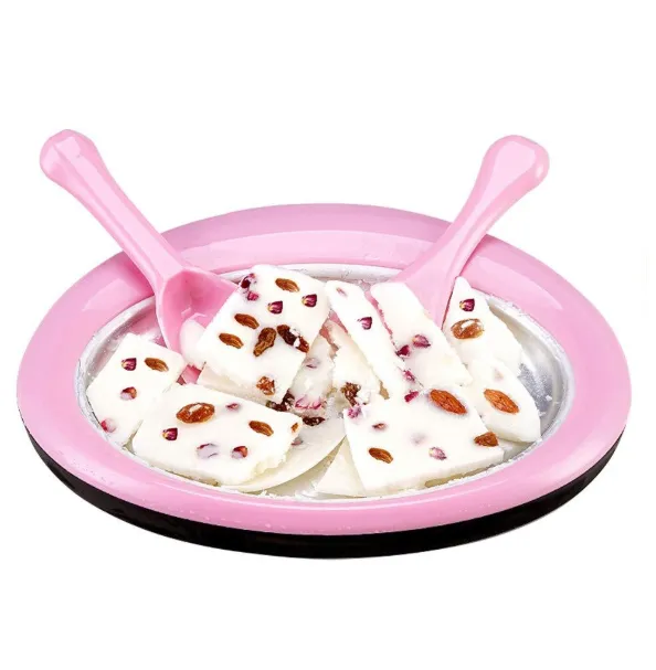 Fried Ice Cream Yogurt Making Machine Ice Cream Roll Maker With 2 Spatulas