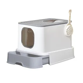 Fully Enclosed Cat Litter Box