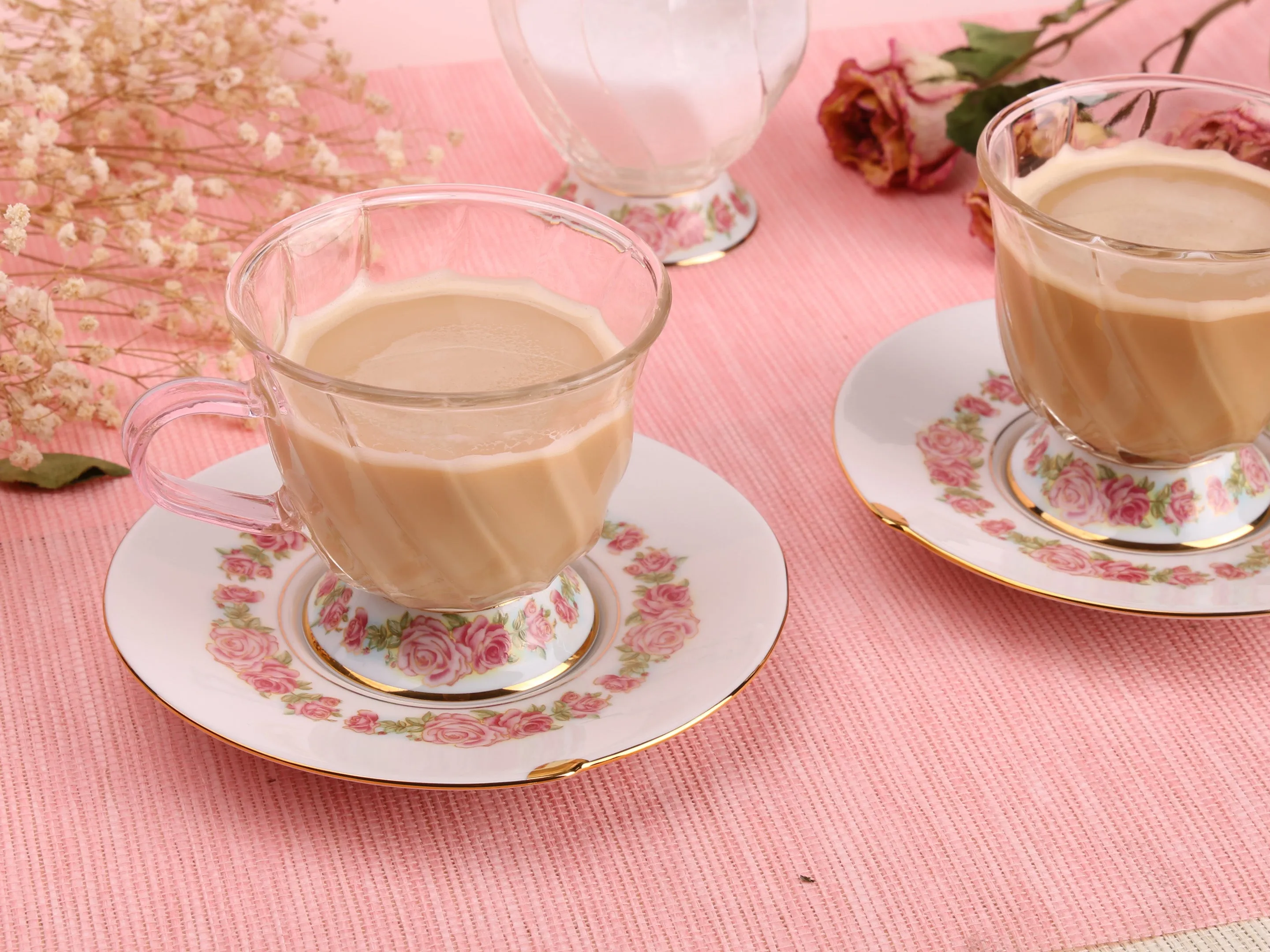 Fusion-Rose Coffee Cup and Saucer (200ml)