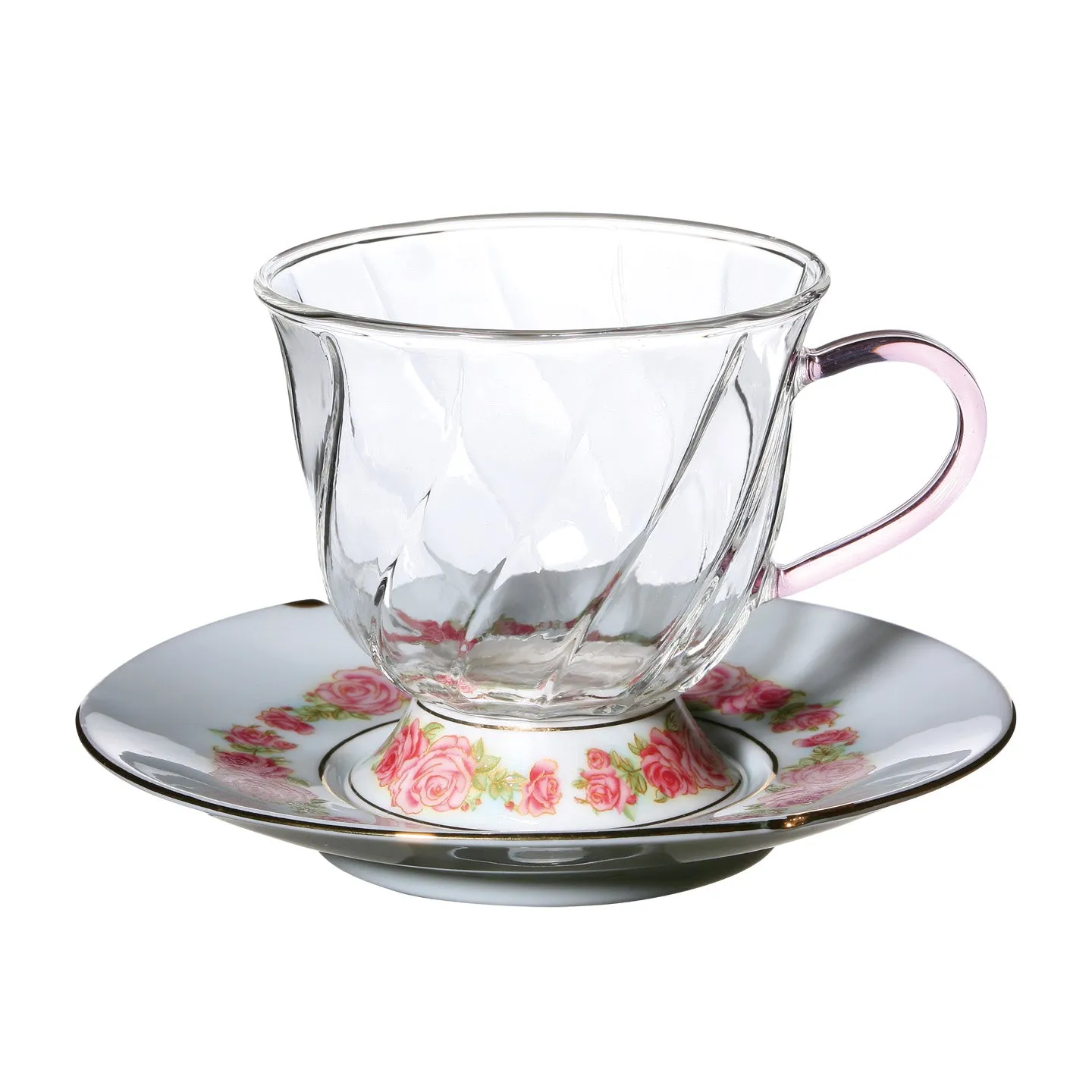 Fusion-Rose Coffee Cup and Saucer (200ml)