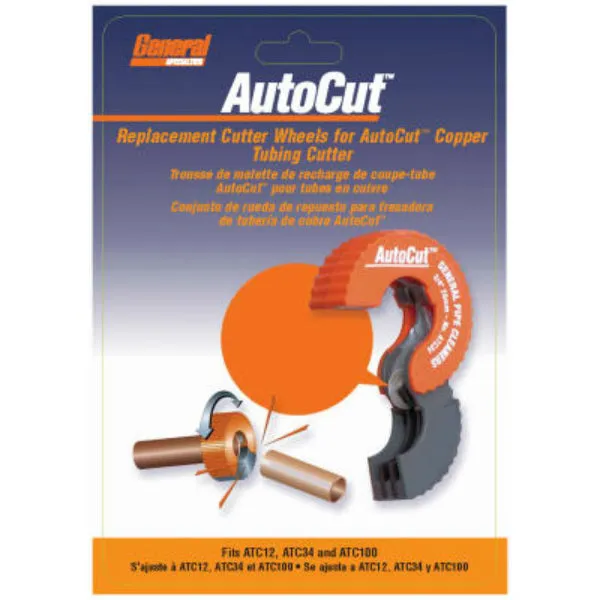 General Wire ATCW Replacement Cutter Wheel for AutoCut Copper Tubing Cutter,2-Pk