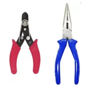 Hand Toolkit Combo - New Wire Cutter and Stripper   Nose Plier Snipe Nose Plier Jewelry Hand Tool New Wire Cutter and Stripper