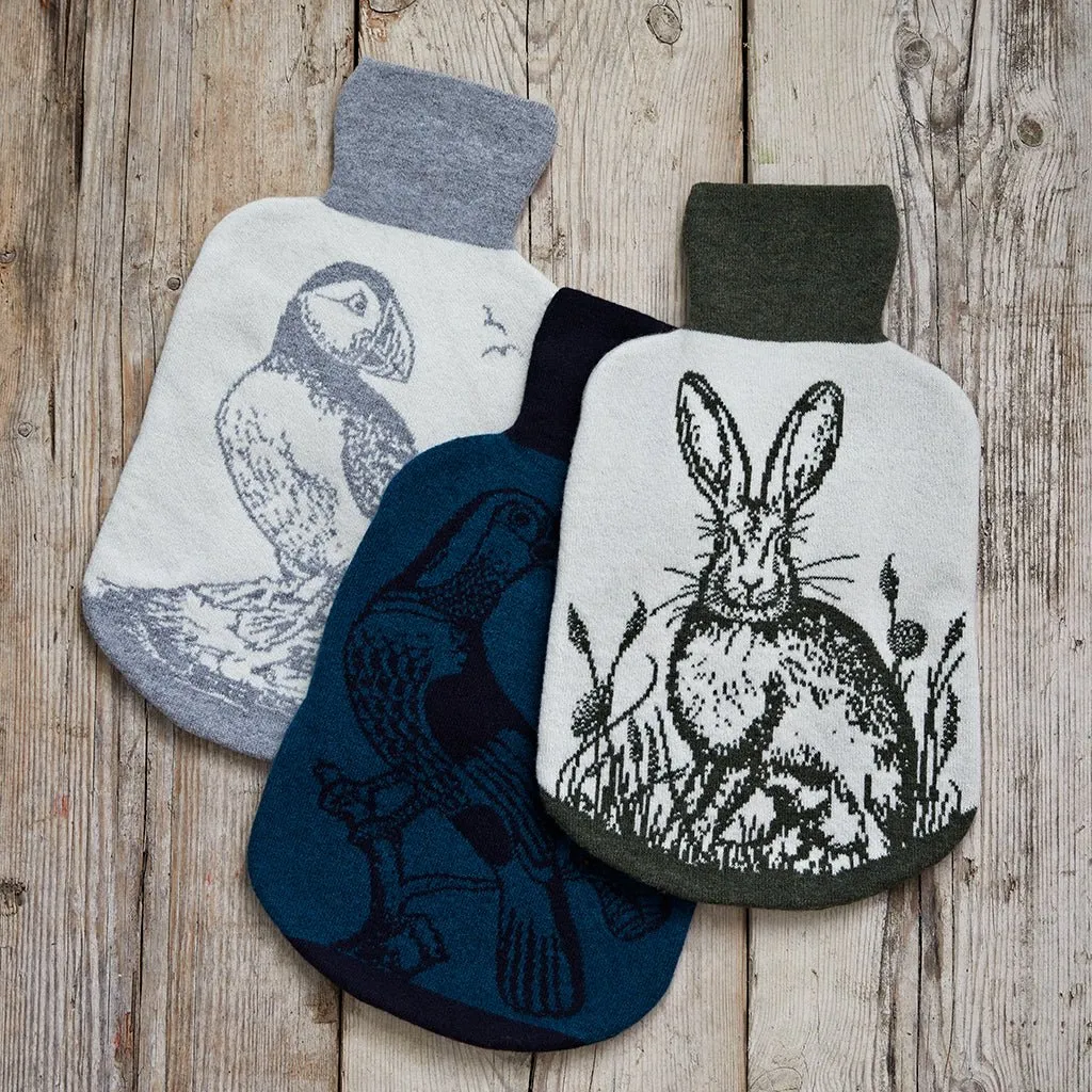 Hare, Puffin, Toucan Hot Water Bottle - Set Of Three