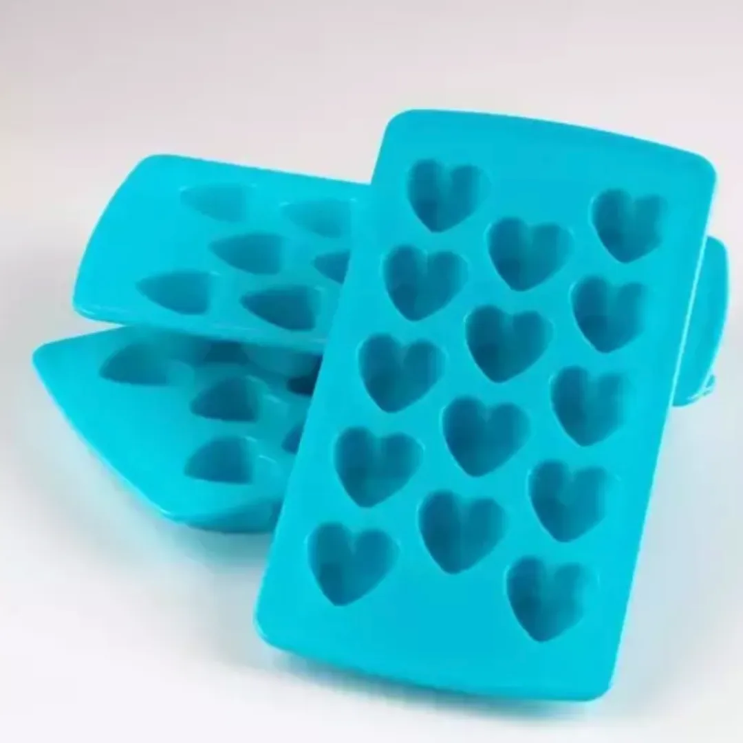 Heart Shape Ice Cube Tray, Chocolate Mould | Cool Kitchen Items [set of 2]