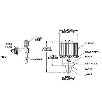 Heavy Duty | Drill Chuck with Key