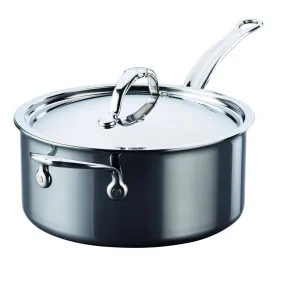 Hestan Nanobond 4-Quart Covered Saucepan With Helper Handle