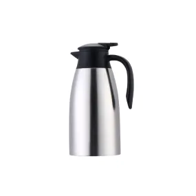 HippoMart Stainless Steel Double-Wall Vacuum Insulated Thermal Carafe - 1.3L [Multiple colours]