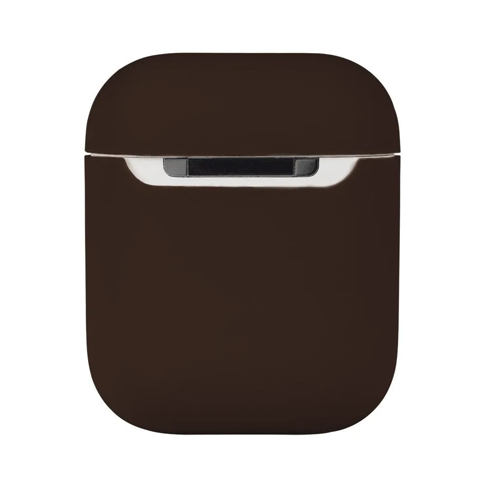 Holdit Silikone Cover Til AirPods - Chocolate