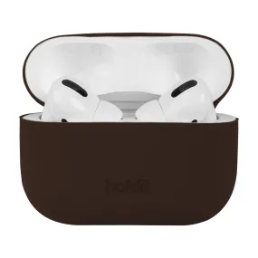 Holdit Silikone Cover Til AirPods Pro - Chocolate