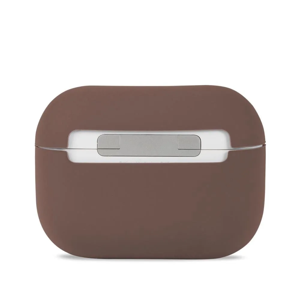 Holdit  Silikone Cover Til AirPods Pro - Dark Brown