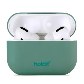 Holdit  Silikone Cover Til AirPods Pro - Moss Green