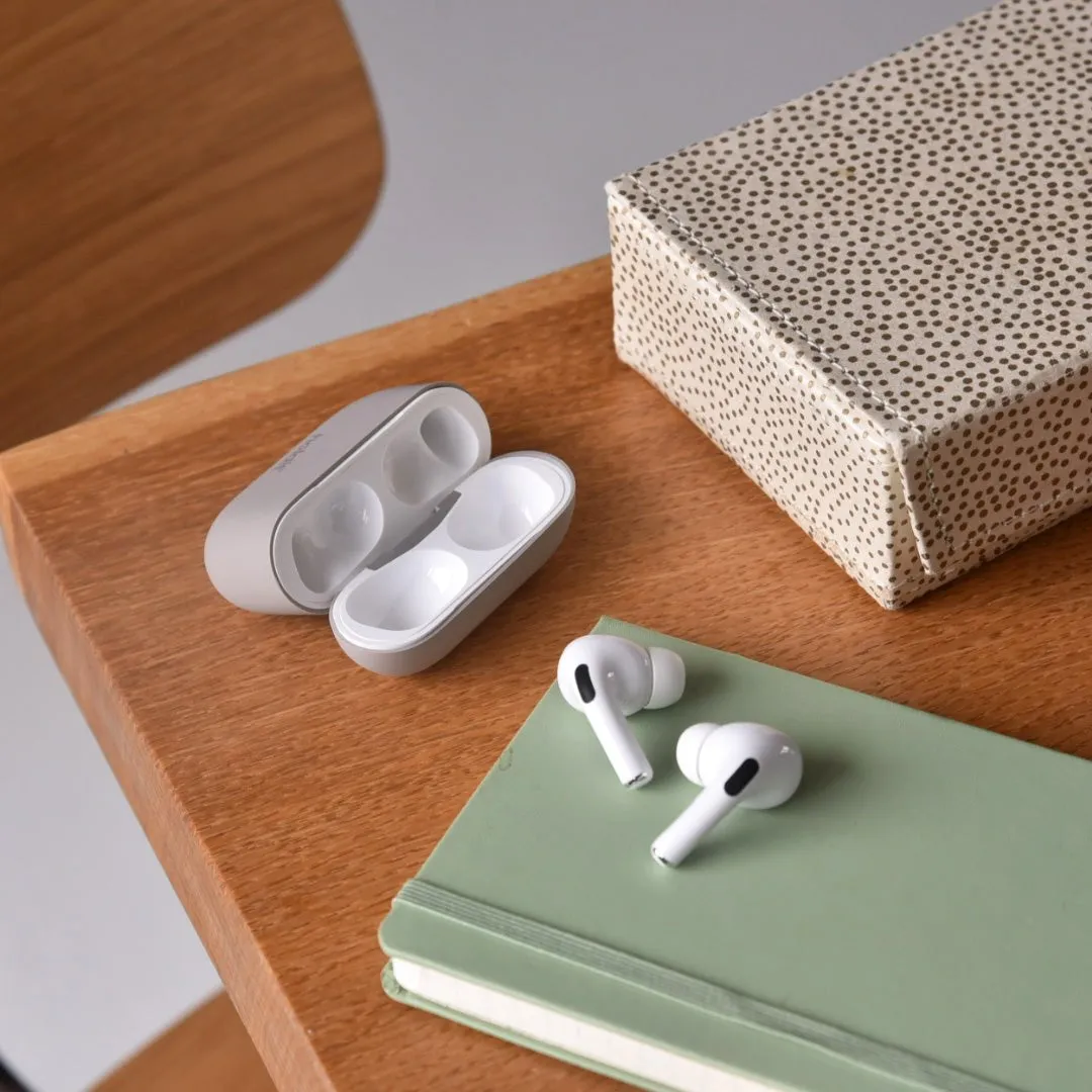 Holdit  Silikone Cover Til AirPods Pro - Taupe