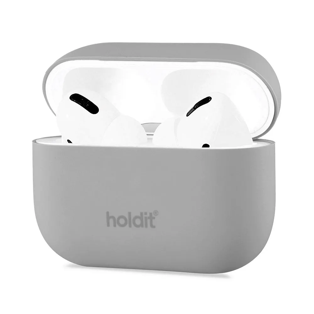 Holdit  Silikone Cover Til AirPods Pro - Taupe