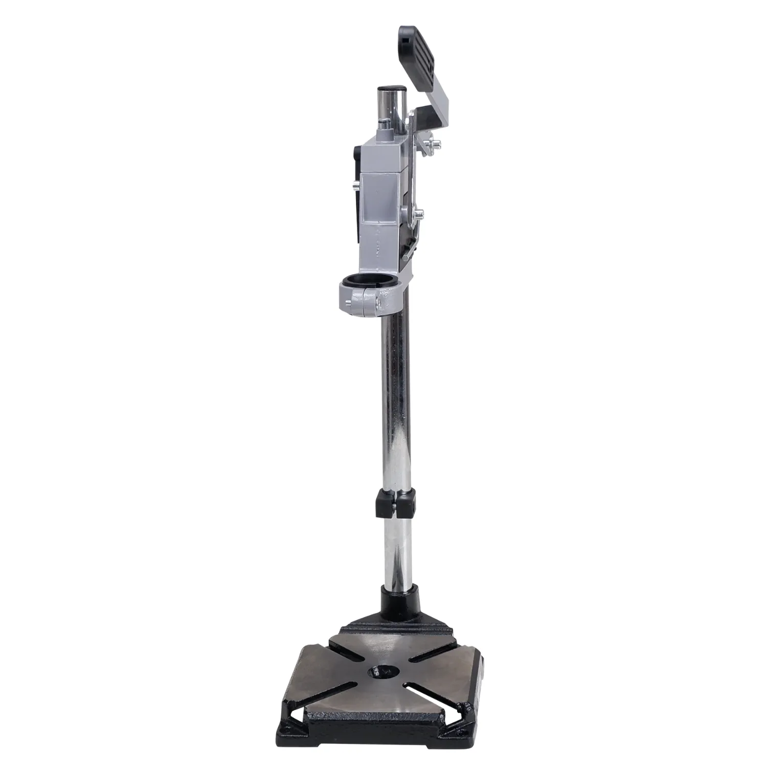 Homdum Drill Machine Stand 500mm- Heavy Cast Iron Base - Bench Press Jig for Electric Hand Drill - Adjustable Collet Upto 43mm - Drilling Depth Upto 60mm.