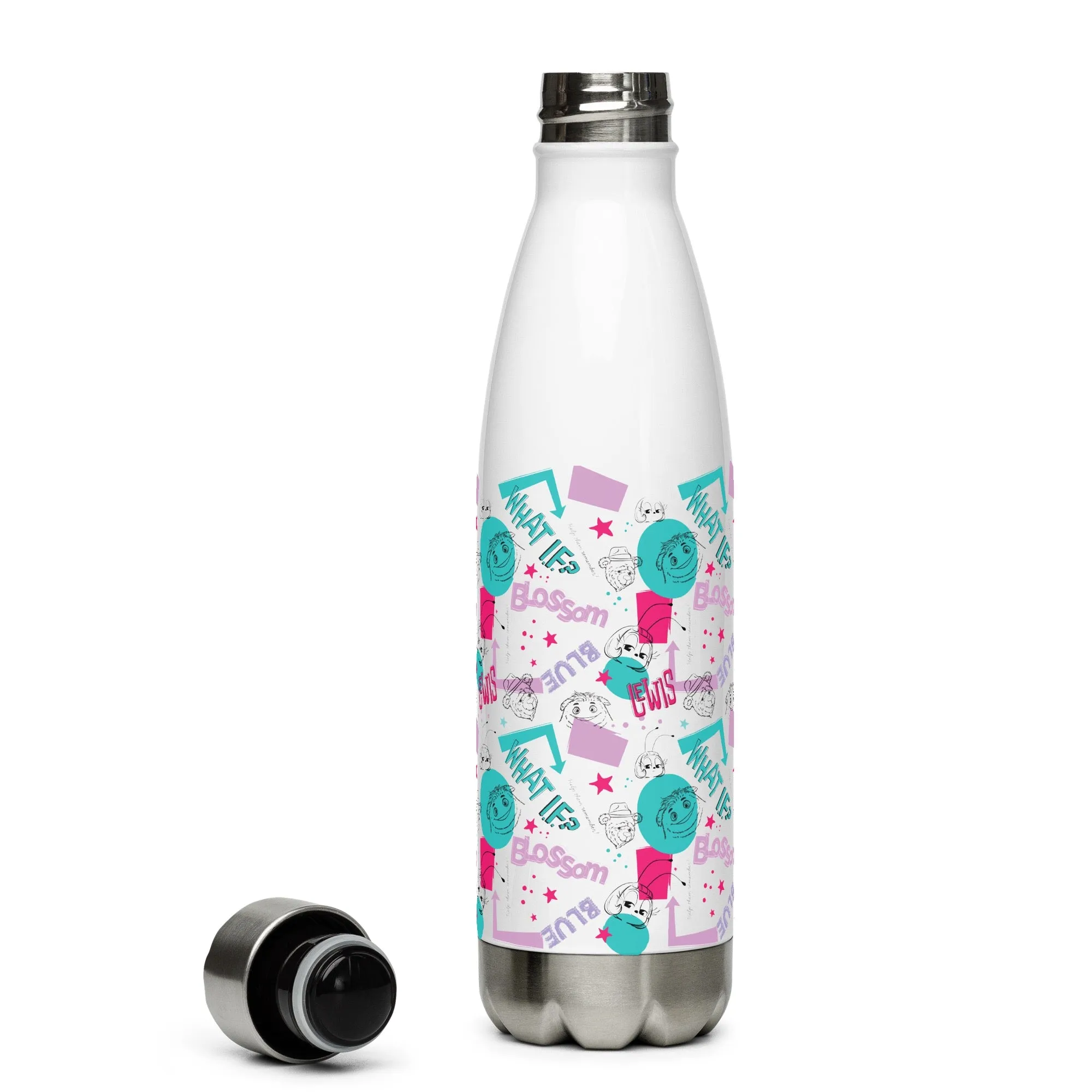 IF What If Stainless Steel Water Bottle