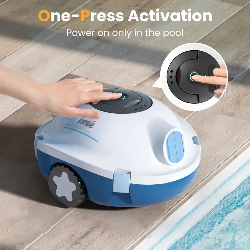 INSE Y10 Cordless Pool Vacuum Robot For Above Ground Pool / Inground Pool