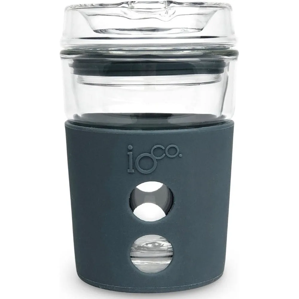 IOco 8oz Reusable Glass Coffee Cup