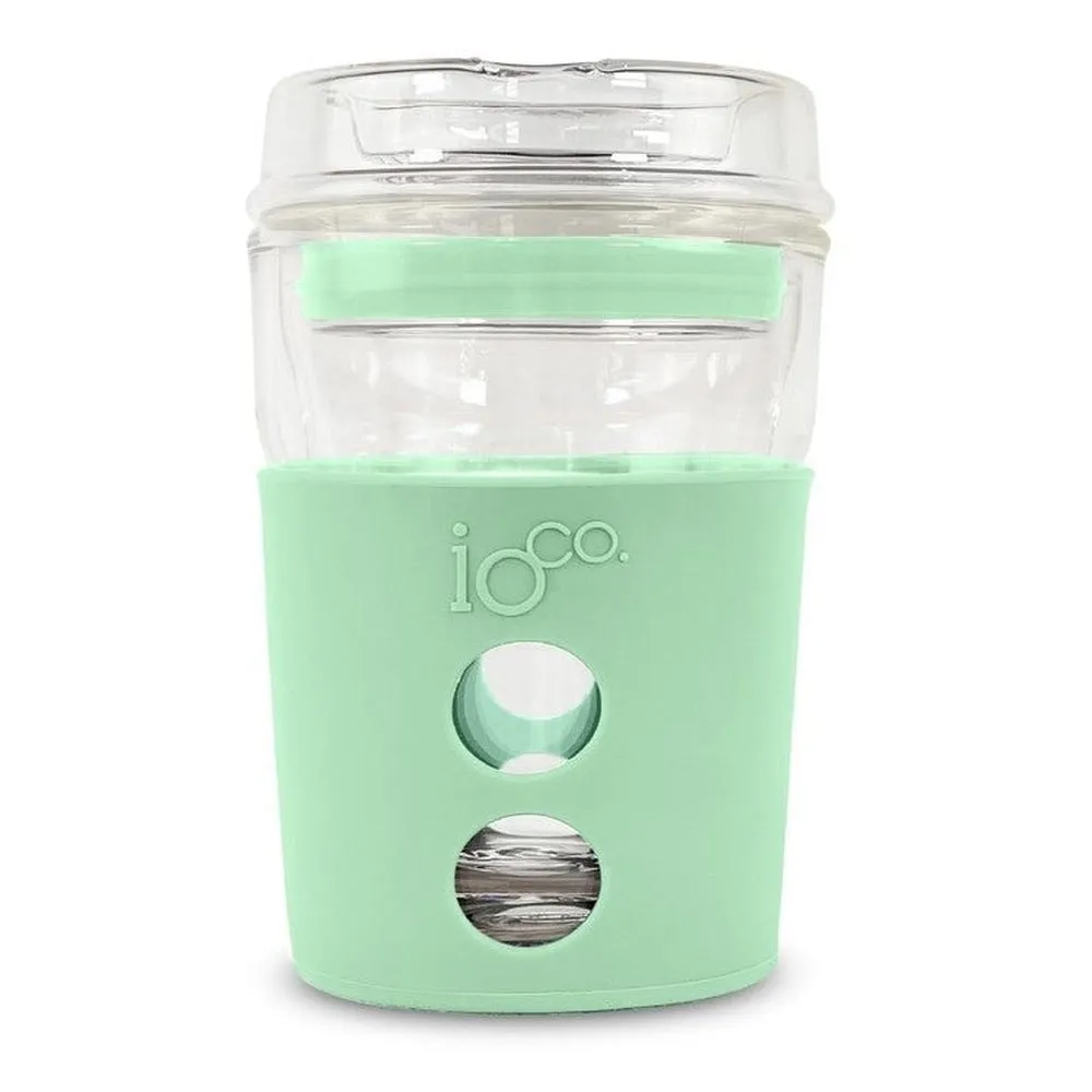 IOco 8oz Reusable Glass Coffee Cup