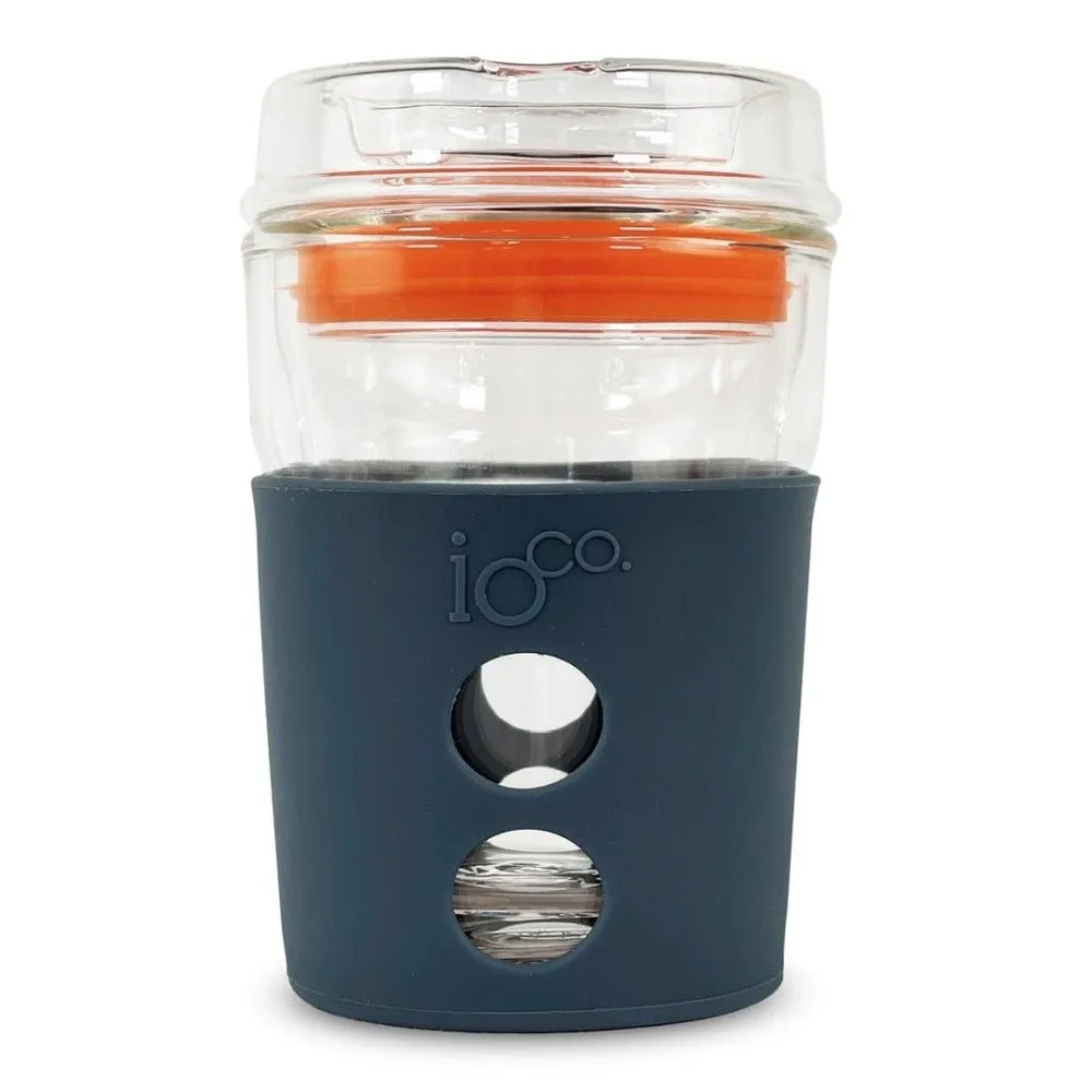 IOco 8oz Reusable Glass Coffee Cup