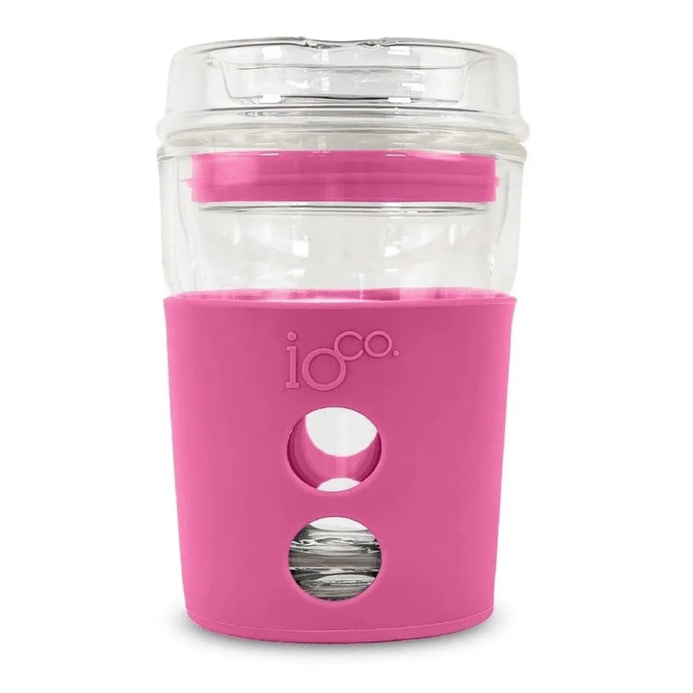 IOco 8oz Reusable Glass Coffee Cup