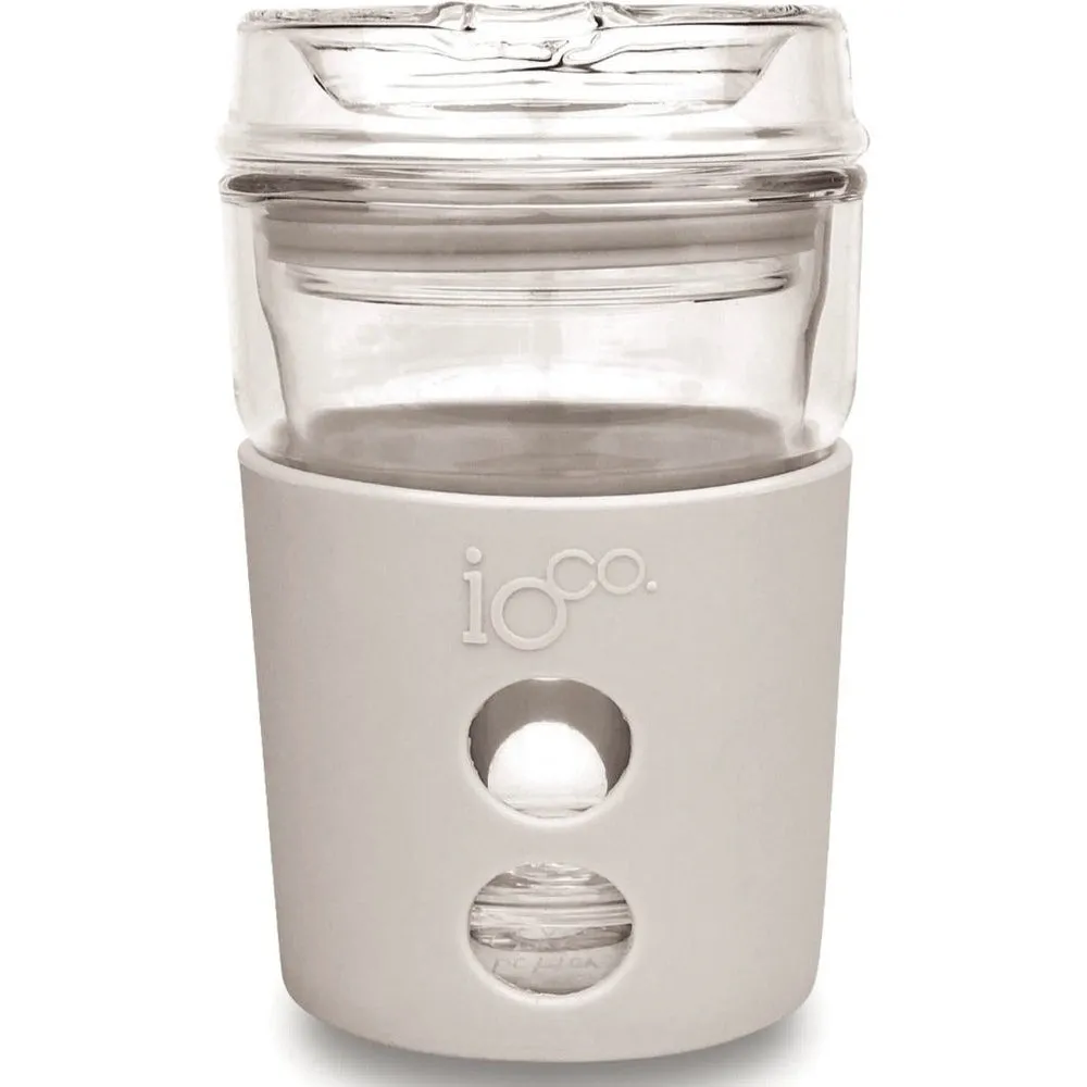 IOco 8oz Reusable Glass Coffee Cup