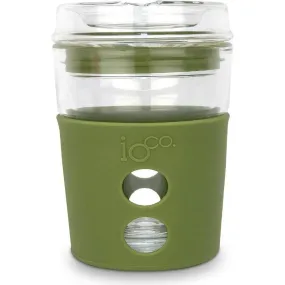 IOco 8oz Reusable Glass Coffee Cup