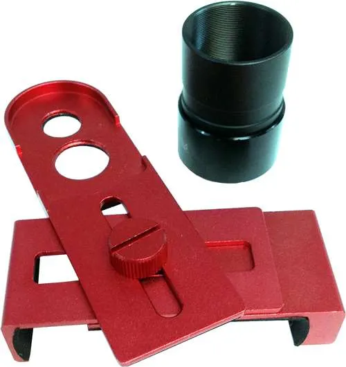 iOptron Smartphone Eyepiece Adaptor Red