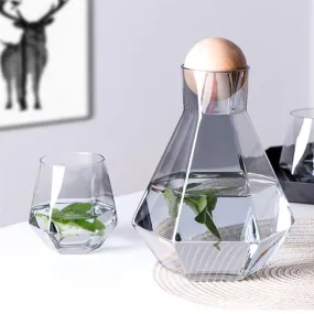 Irregular Glass Water Jug Kettle - Creativity Design (1200ml, 1400ml)