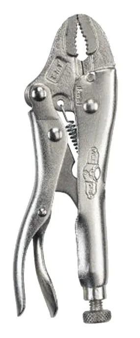 Irwin Original Series 1002L3 Locking Plier, 4 in OAL, 15/16 in Jaw Opening, Plain-Grip Handle, 1/4 in W Jaw :CD 1: QUANTITY: 1