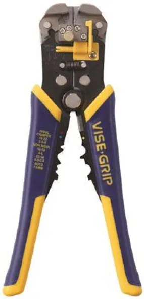 Irwin Self-Adjusting Wire Stripper With Protouch Grips 8 In.