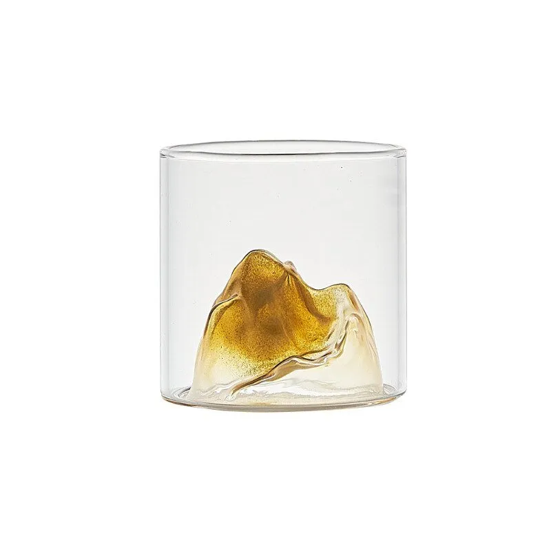 Japanese Whiskey Glass with 3D Vodka Design