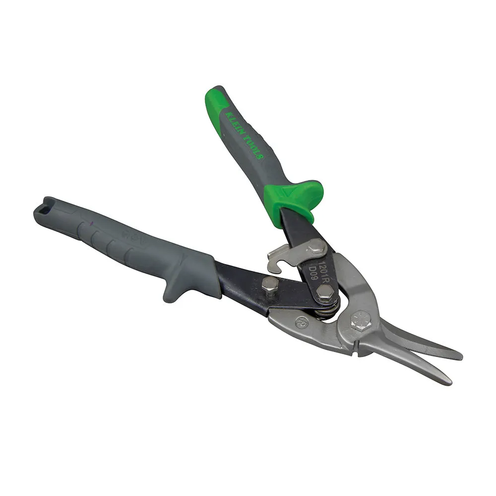 Klein 1201R Aviation Snips with Wire Cutter, Right