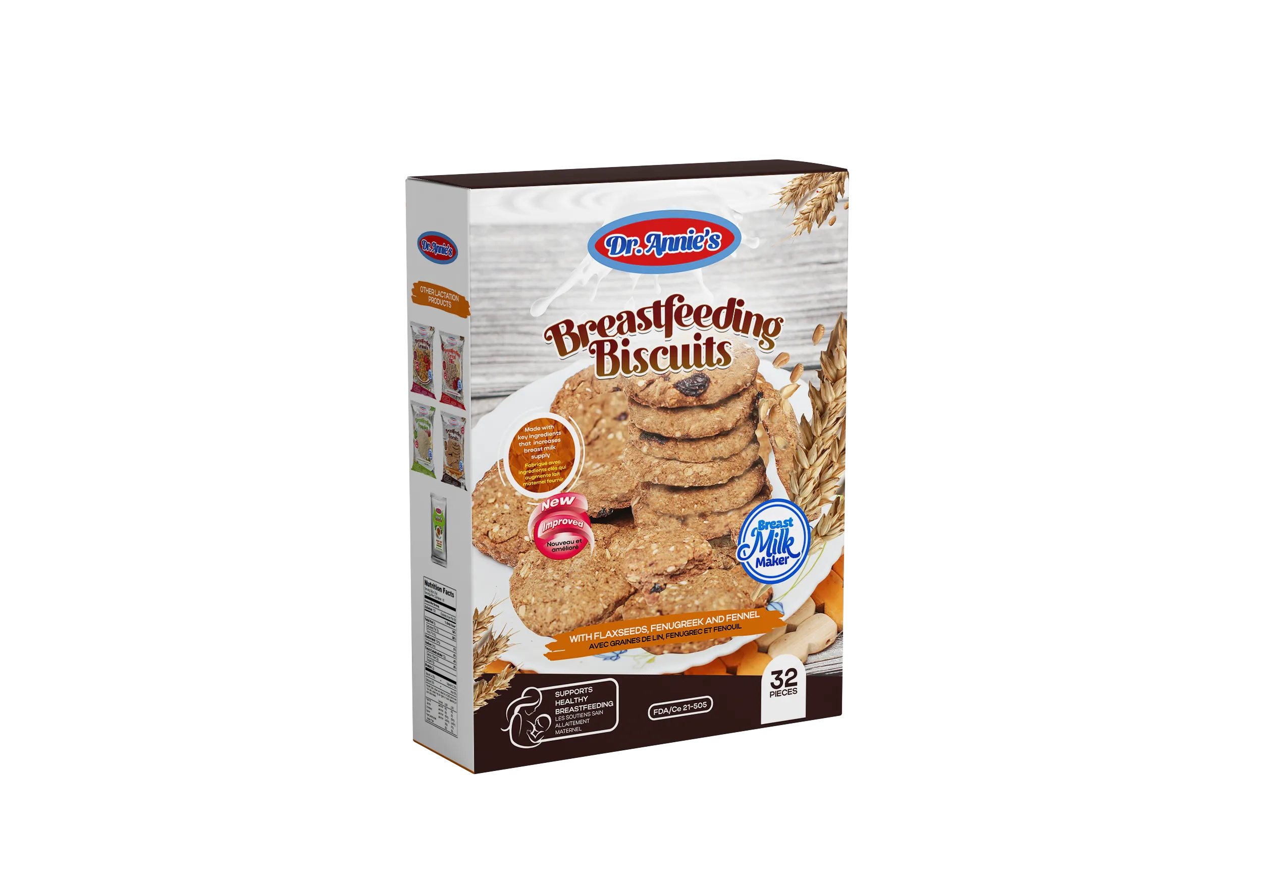 Lactation / Breastfeeding / Nursing Biscuits / Cookies  (Dr. Annie Breast Milk Maker / Booster)