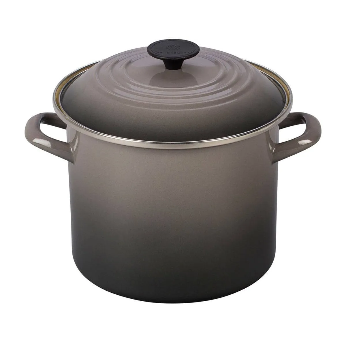 Le Creuset Enameled on Steel Stockpot, 8-Quart, Oyster