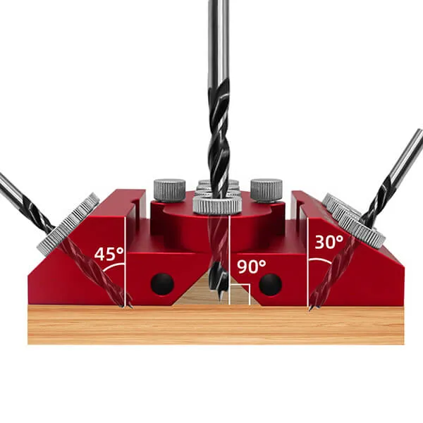 Levoite™ 30 45 90 Degree Angled Drill Guide Jig - 4 Size Hole