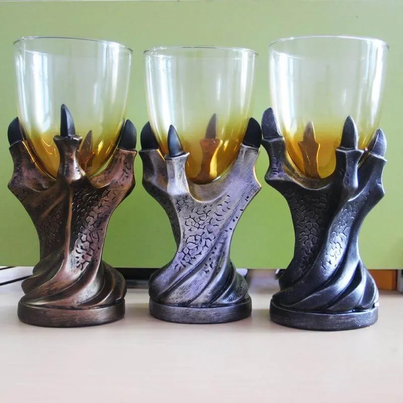 Medieval Dragon Claw Vodka and Wine Mug