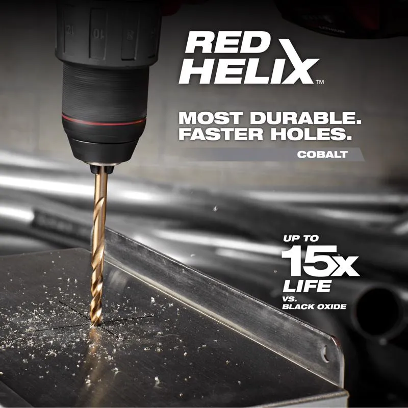 Milwaukee Red Helix 3/8 in. X 5.12 in. L Steel Thunderbolt Drill Bit 3-Flat Shank 1 pc