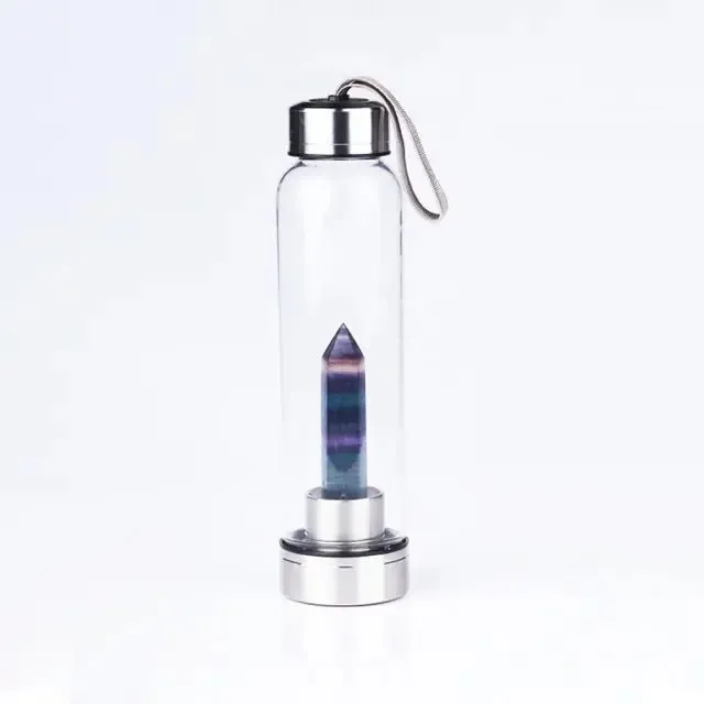 Natural Crystal Stone Water Bottle