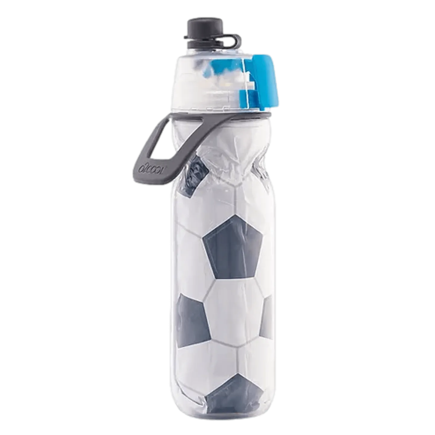 O2Cool Mist ‘N Sip Insulated Arctic Squeeze 20Oz Soccer Ball Water Bottle