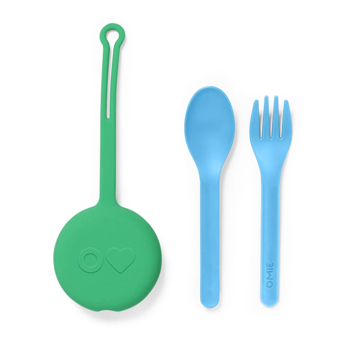 OmieBox OmiePod & Cutlery Set - Mint Green