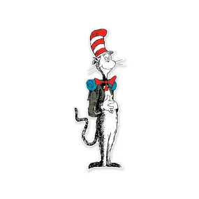 PDW Cat in the Hat and Backpack Sticker