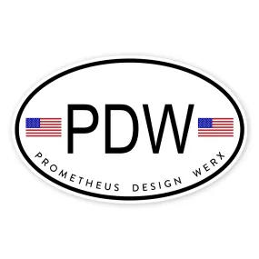 PDW International Sticker