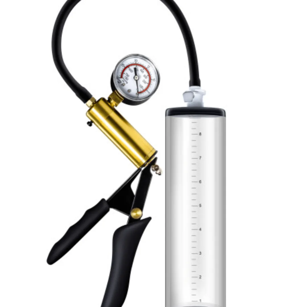 Performance VX6 Vacuum Penis Pump With Brass Pistol & Pressure Gauge