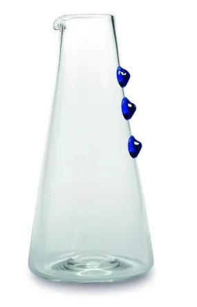 Petoni Carafe Transparent-PT00707 : Blue Dots