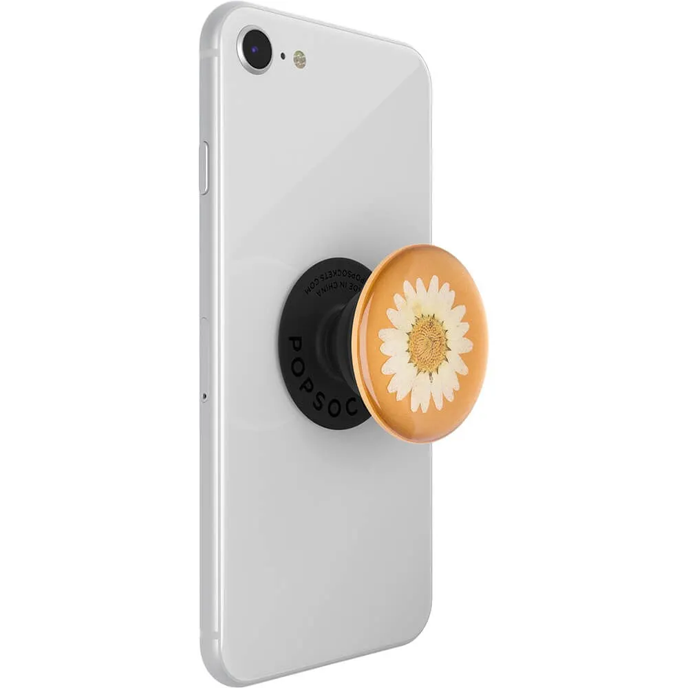 POPSOCKETS Pressed White Daisy Premium Holder og Stand