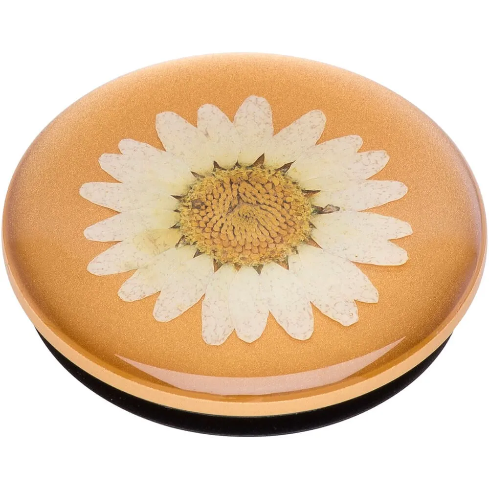 POPSOCKETS Pressed White Daisy Premium Holder og Stand